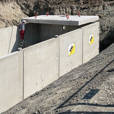 Großbehälter als Gewässerschutzanlage AQUAstore von SW Umwelttechnik