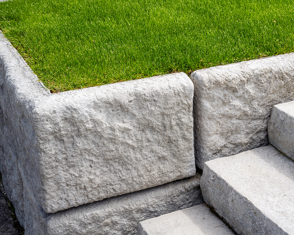 Stützwand zur Hangsicherung, SW-Stützwandsystem